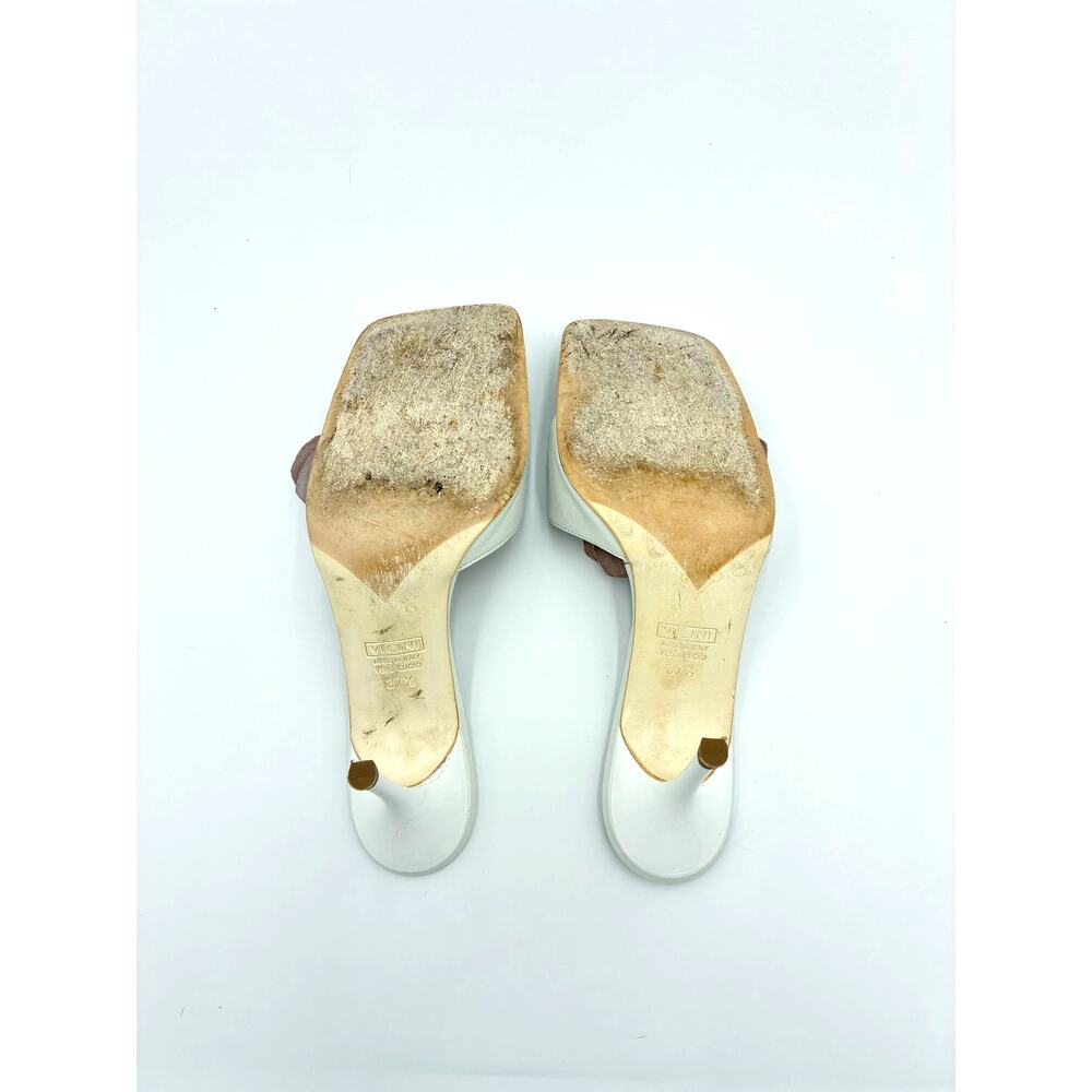 37.5 Giuseppe Zanotti Lilac Flower Kitten Mules - Picture 7 of 8